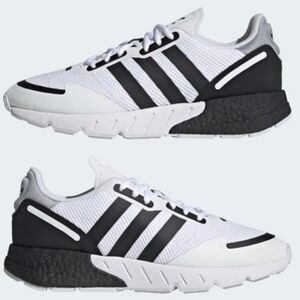 *NEW*ADIDAS ZX 1K BOOST J. WHITE/BLACK. SIZE:4Y